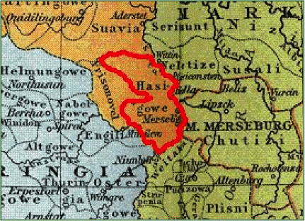The Hassegau region near Merseburg.